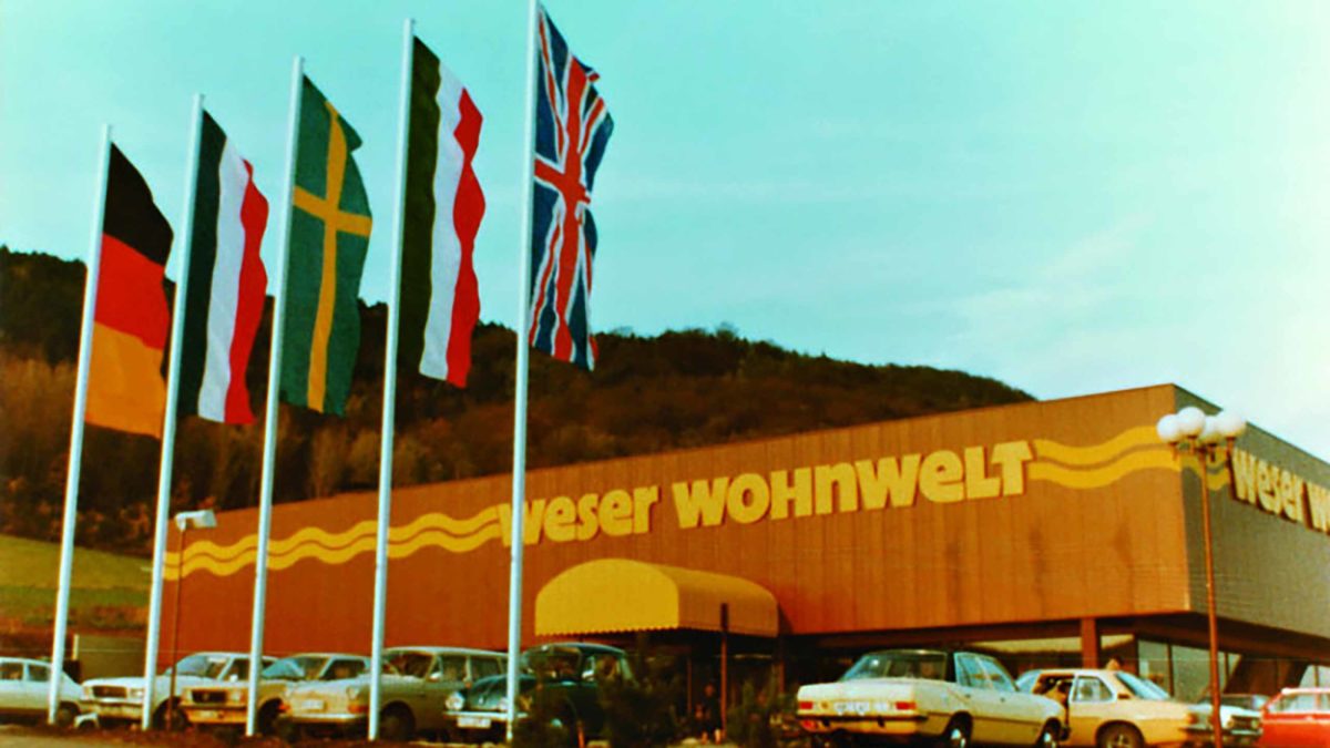 Weser Wohnwelt Geschichte 1977