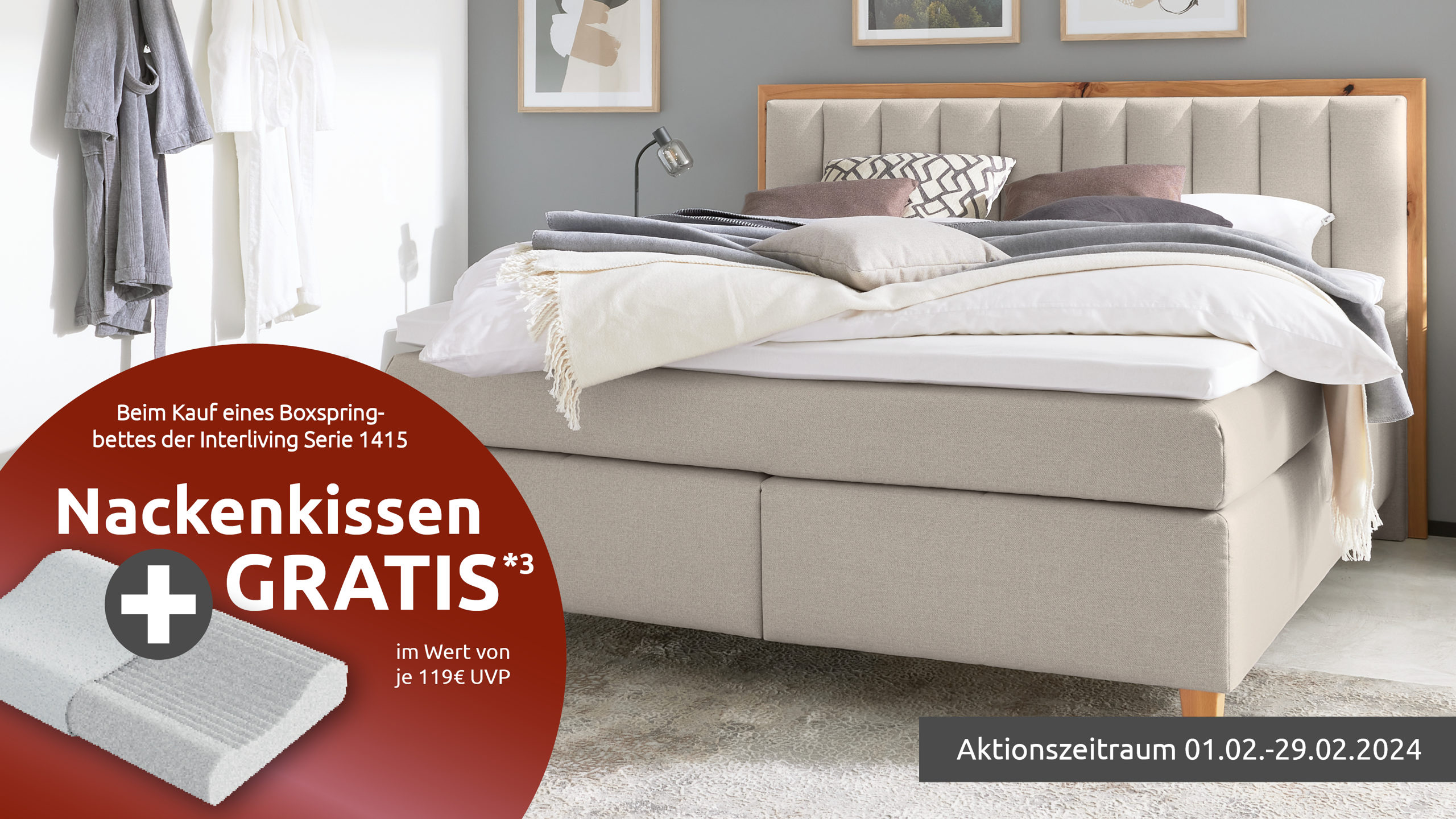 Interliving Boxspringbett Serie 1415