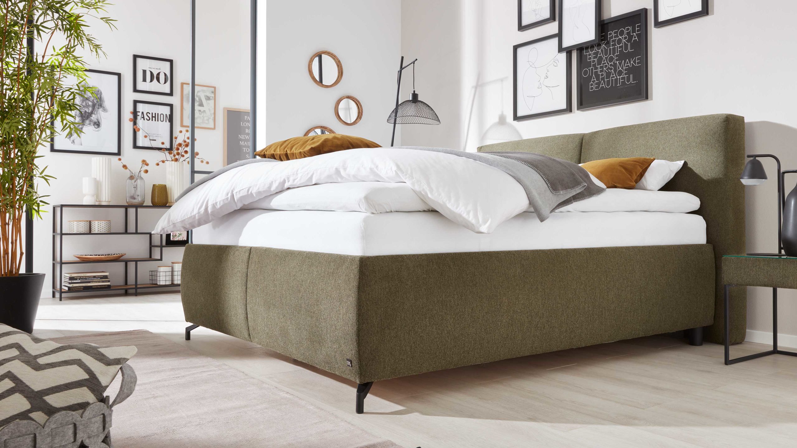 Interliving Bettsystem Serie 1414 - Polsterbett Variante 4