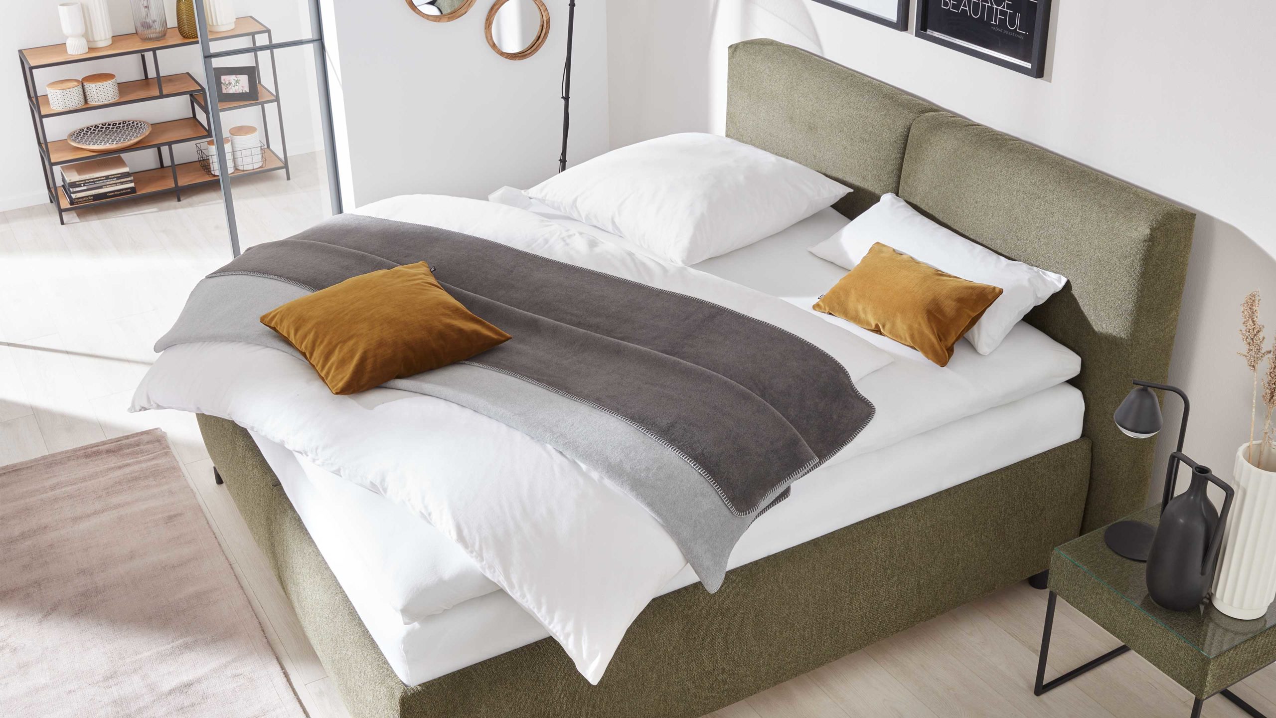 Interliving Bettsystem Serie 1414 - Polsterbett Variante 4