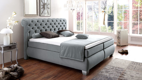 KAWOO Boxspringbett Losanga mit Bonnellfederkernmatratzen