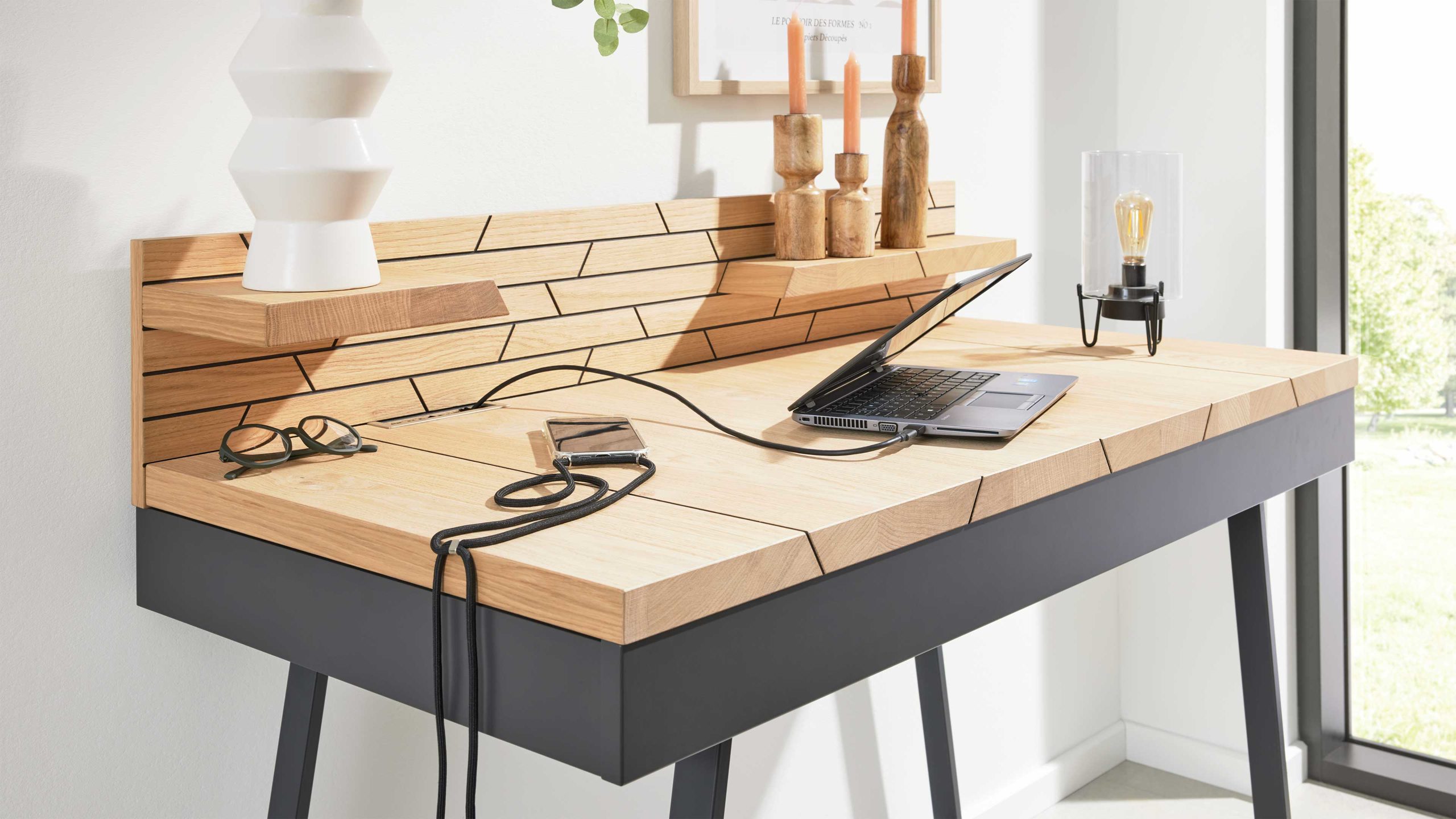Interliving Wohnzimmer Serie 2108 - Schreibtisch 780125