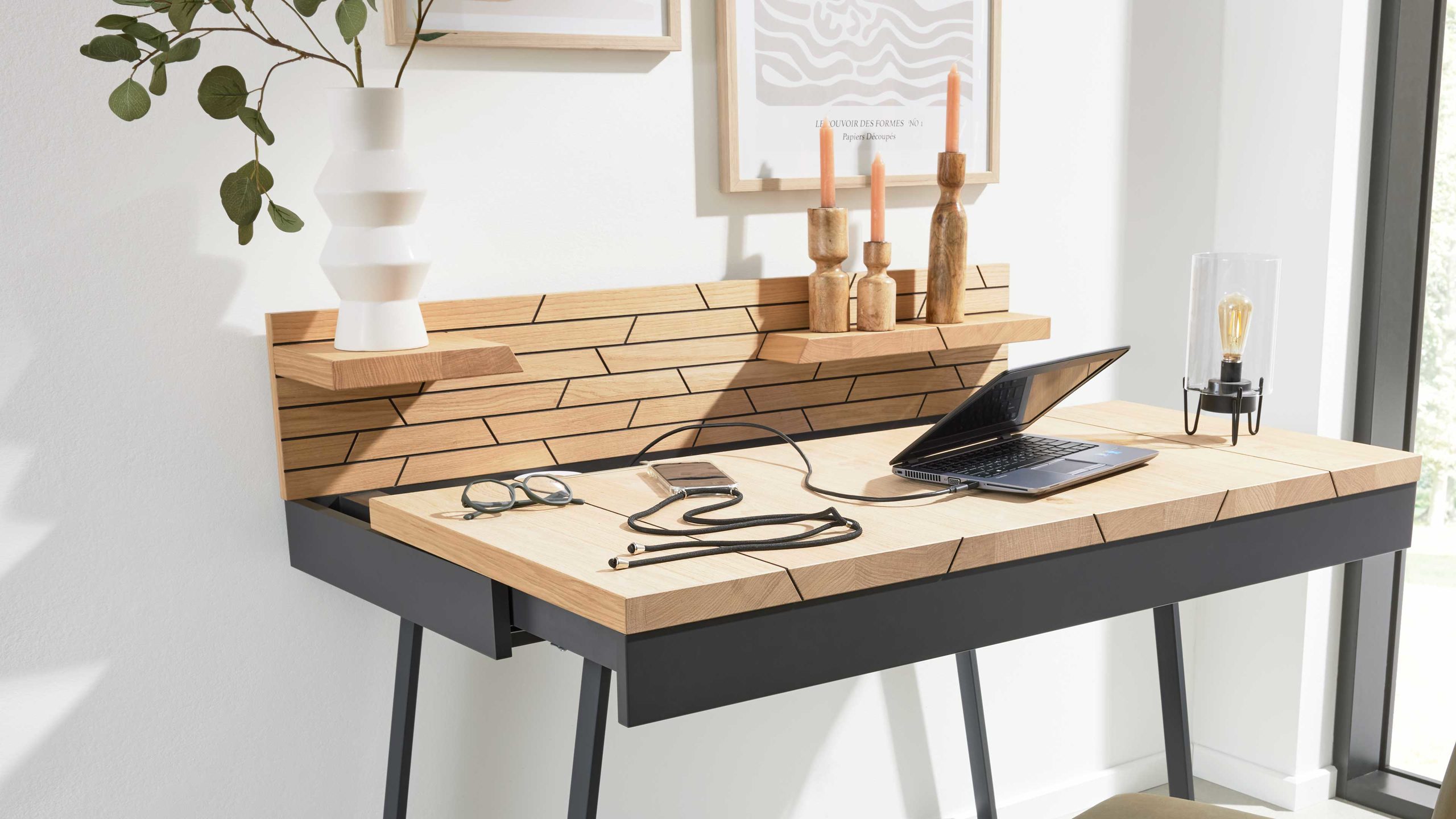 Interliving Wohnzimmer Serie 2108 - Schreibtisch 780125