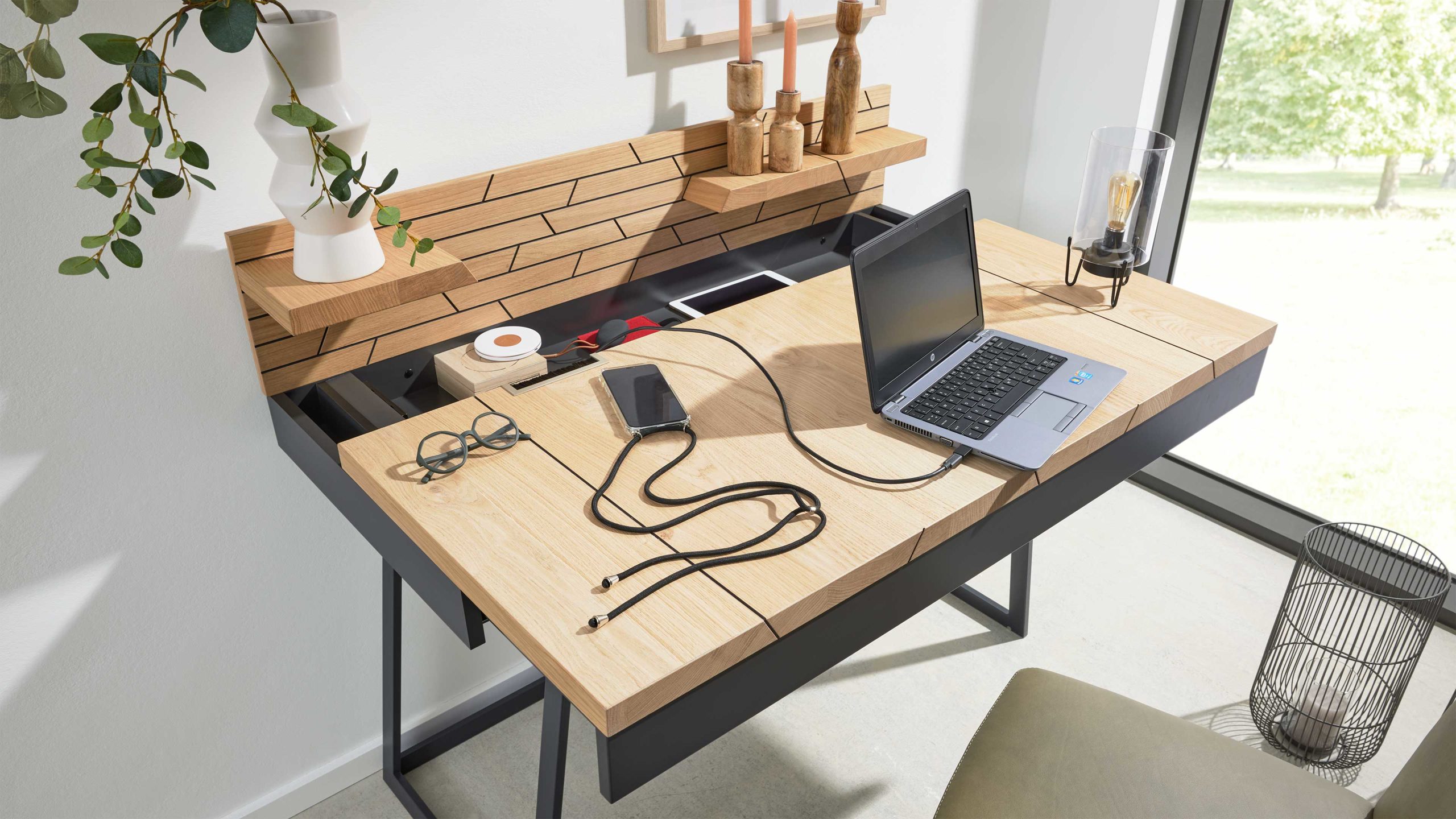 Interliving Wohnzimmer Serie 2108 - Schreibtisch 780125