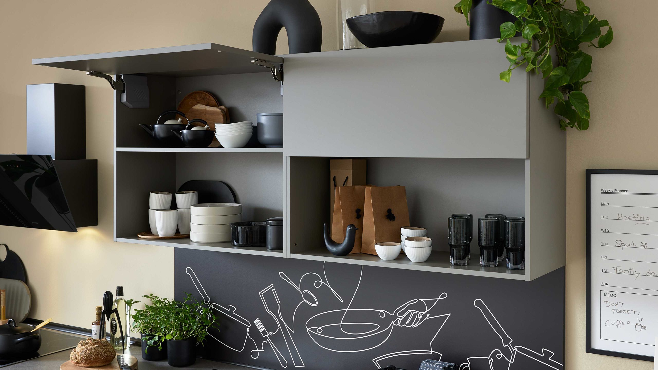 Culineo® Einbauküche C615 mit privileg Einbaugeräten