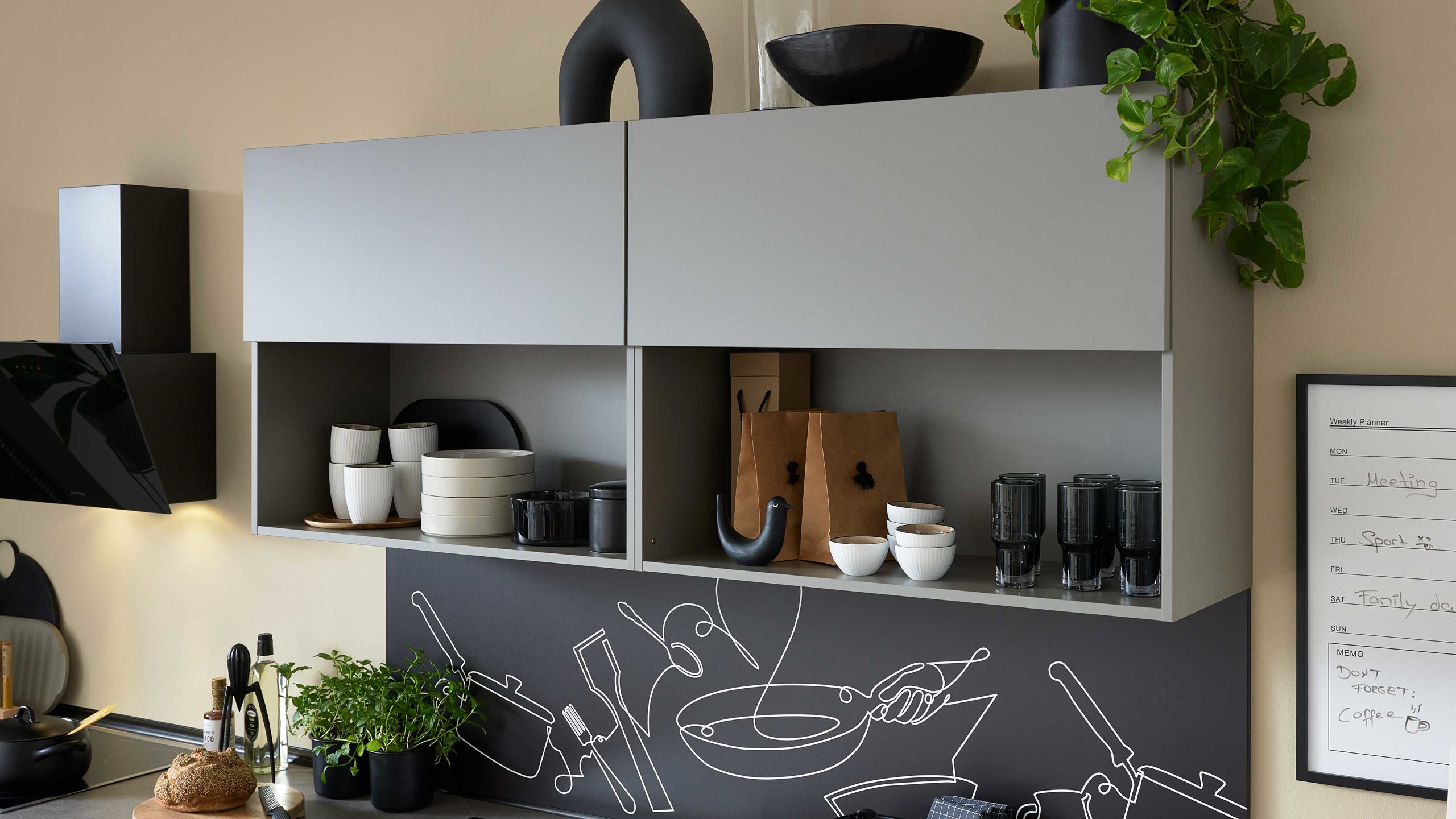 Culineo® Einbauküche C615 mit privileg Einbaugeräten