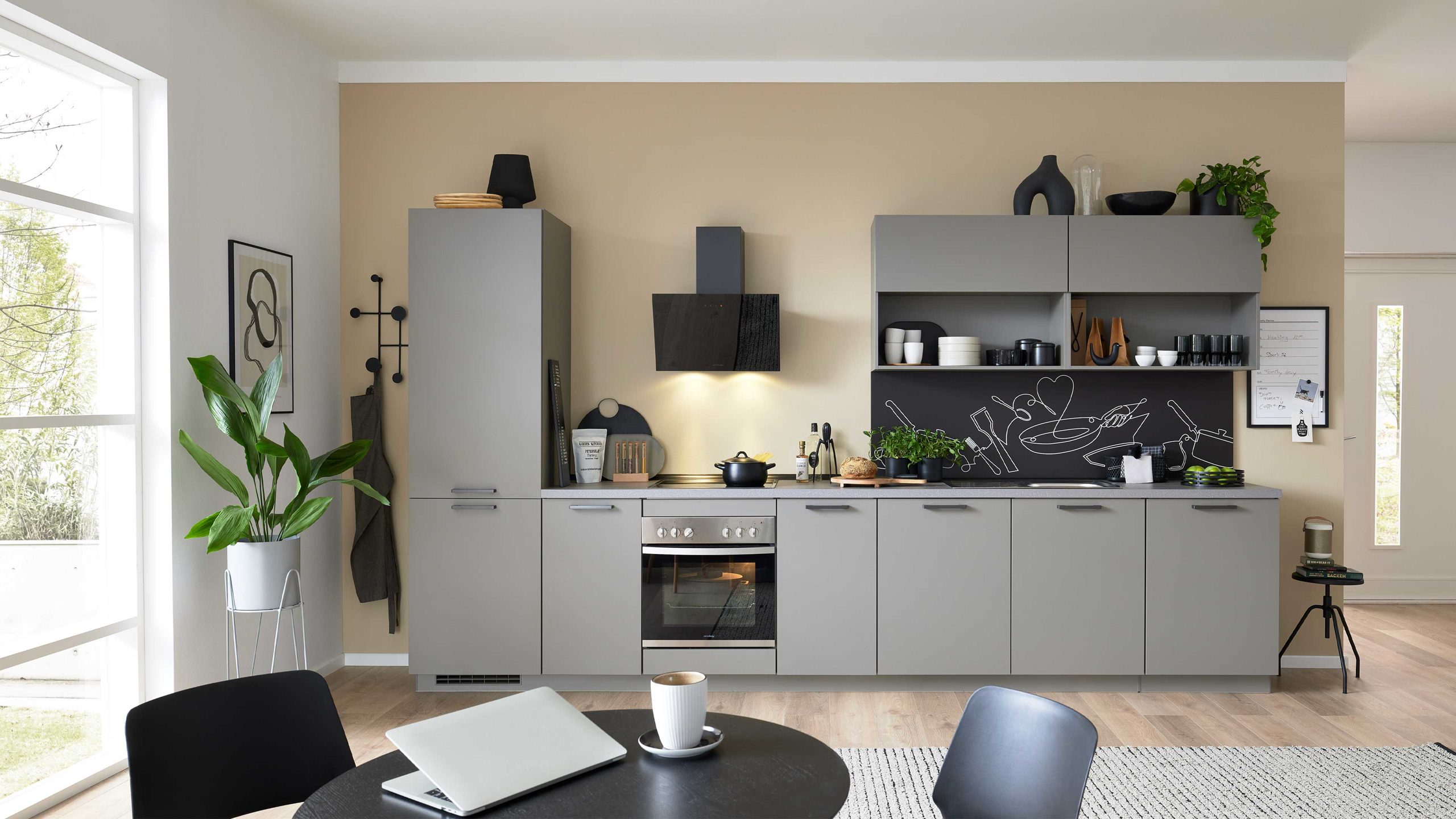 Culineo® Einbauküche C615 mit privileg Einbaugeräten