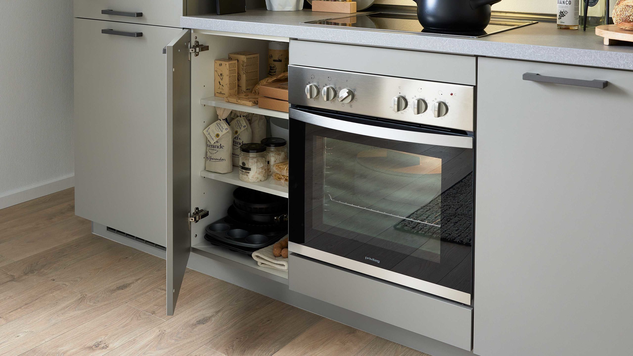 Culineo® Einbauküche C615 mit privileg Einbaugeräten