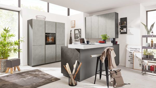 Interliving Küche Serie 3033 mit SIEMENS Einbaugeräten