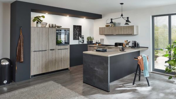 nobilia® Einbauküche Riva mit gorenje Elektrogeräten und elica Wrasenlüftung